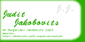 judit jakobovits business card